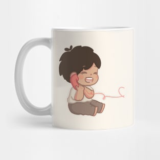 Boyfriend on a phone call Mug